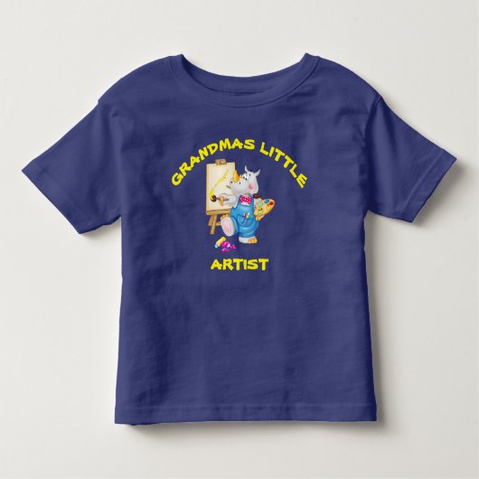T-shirt Pour Les Tous Petits Petite artiste Grandmas (Devant)