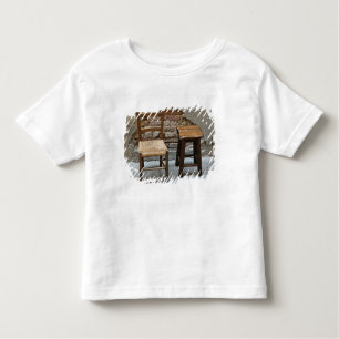 T-shirt Pour Les Tous Petits Petite chaise et tabouret, Pienza, Italie