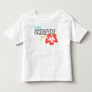 T-shirt Pour Les Tous Petits Petite fille surfeur - Chemise bébé
