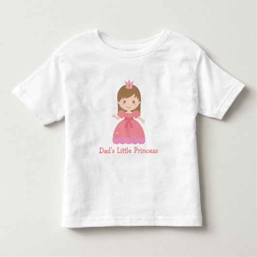 T-shirt Pour Les Tous Petits Petite princesse des papas (Devant)