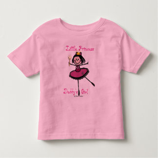 T-shirt Pour Les Tous Petits Petite Princesse - La fille de papa