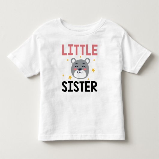 T-shirt Pour Les Tous Petits Petite Soeur (Devant)