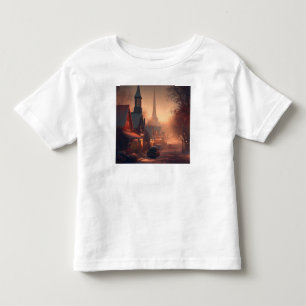 T-shirt Pour Les Tous Petits Petite ville de Noël 4