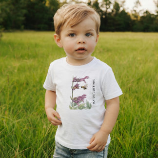 T-shirt Pour Les Tous Petits Petits pollinisateurs personnalisés petite abeille
