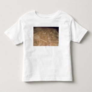 T-shirt Pour Les Tous Petits Pétroglyphe découpée dépeignant des chiffres