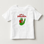 T-shirt Pour Les Tous Petits Peu de ver de livre (Devant)