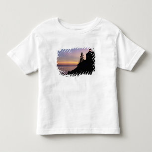 T-shirt Pour Les Tous Petits Phare de Bass Harbor sur l'île du Mont Desert,