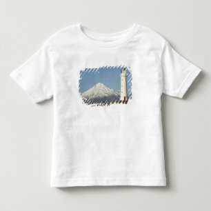 T-shirt Pour Les Tous Petits Phare de Cape Egmont et Mont Taranaki / Mt