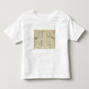 T-shirt Pour Les Tous Petits Philadelphie à la carte de route de New York 3