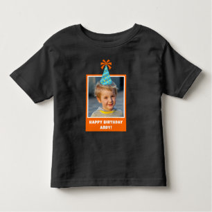 T-shirt Pour Les Tous Petits Photo pour enfant personnalisée Joyeux anniversair