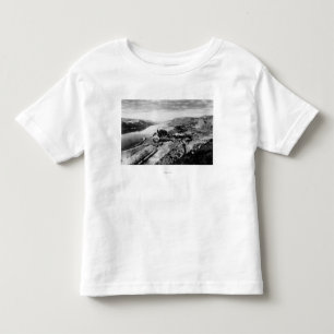 T-shirt Pour Les Tous Petits Photographie de vue de gorge de Colombie