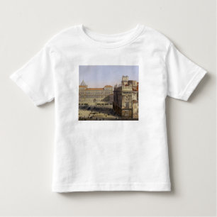 T-shirt Pour Les Tous Petits Piazza Castello, Turin, gravé par F. Citterio (c