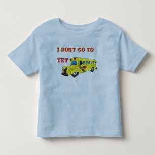 T-SHIRT POUR LES TOUS PETITS PIC BUS JAUNE