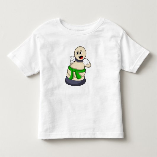 T-shirt Pour Les Tous Petits Pièce d'échecs Patrouille aux échecs (Devant)