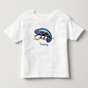 T-shirt Pour Les Tous Petits Pièce en t bleue d'enfant en bas âge de camélé