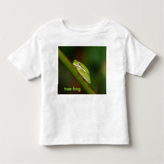 T-shirt Pour Les Tous Petits Pièce en t de grenouille d'arbre