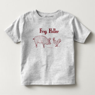 T-shirt Pour Les Tous Petits Pièce en t de Holler de grenouille d'enfant en ba