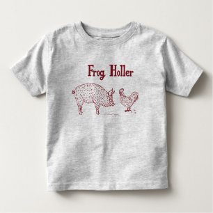 T-shirt Pour Les Tous Petits Pièce en t de Holler de grenouille d'enfant en bas