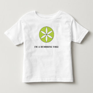 T-shirt Pour Les Tous Petits Pièce en t d'enfant en bas âge de yogi de Buddhing