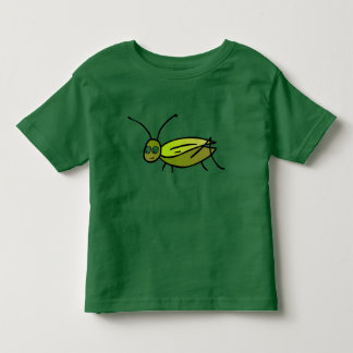 T-shirt Pour Les Tous Petits Pièce en t verte d'enfant en bas âge de cricket