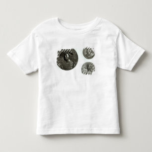 T-shirt Pour Les Tous Petits Pièces de monnaie dépeignant Henry VIII et Anne