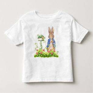 T-shirt Pour Les Tous Petits Pierre le lapin dans son jardin