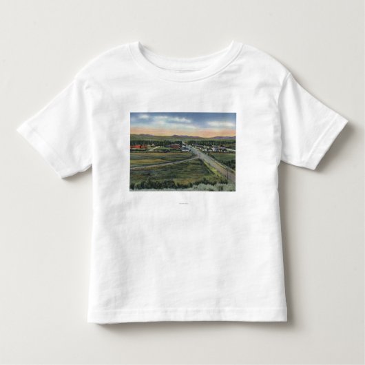 T-shirt Pour Les Tous Petits Pinedale, WY - comté Seat du comté de Sublette (Devant)