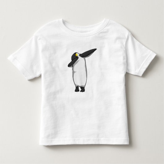 T-shirt Pour Les Tous Petits Pingouin à Hip hop Dance Dab (Devant)