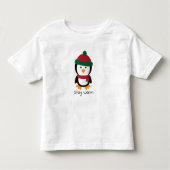 T-shirt Pour Les Tous Petits Pingouin Restez chaud (Devant)
