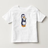T-shirt Pour Les Tous Petits Pingouin with Daisy (Devant)