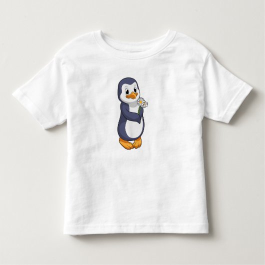 T-shirt Pour Les Tous Petits Pingouin with Daisy (Devant)