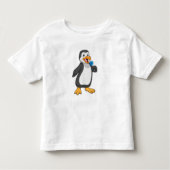 T-shirt Pour Les Tous Petits Pingouin with Lollipop (Devant)