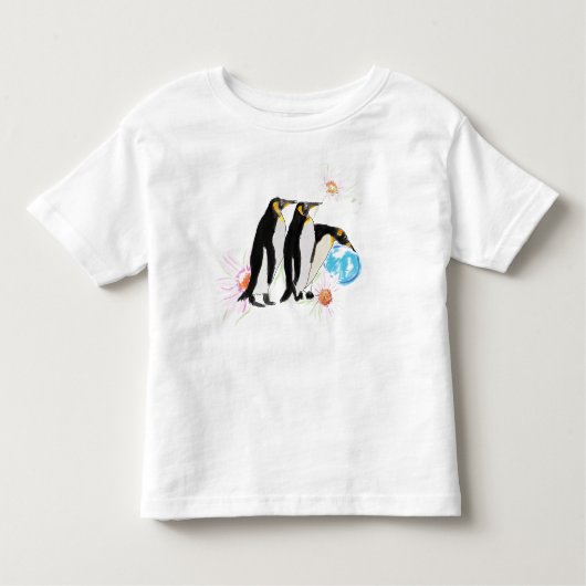 T-shirt Pour Les Tous Petits Pinguine (Devant)