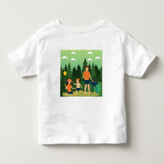 T-SHIRT POUR LES TOUS PETITS PIQUE-NIQUE FAMILIAL (Dos)