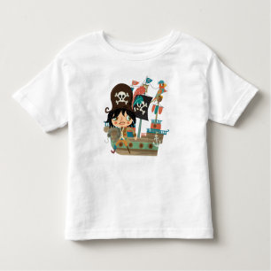 T-shirt Pour Les Tous Petits Pirate et bateau de pirate