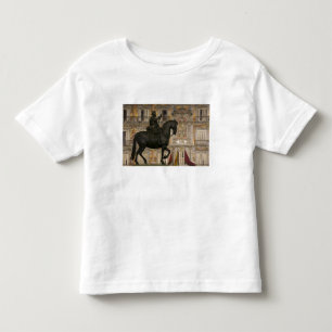 T-shirt Pour Les Tous Petits Place Majeur avec statue de Filipe III, Madrid,