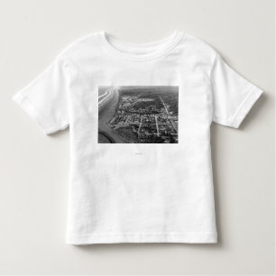 T-shirt Pour Les Tous Petits Plage Pacifique, WA - photographie de vue aérienne