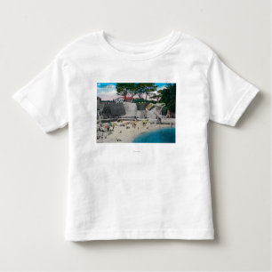 T-shirt Pour Les Tous Petits Plage se baignante au verger Pacifique