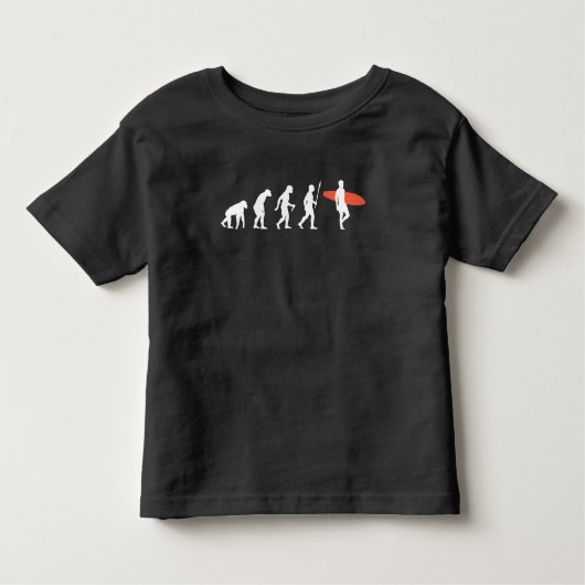 T-shirt Pour Les Tous Petits Plage Surfboard Surfboard Evolution (Devant)