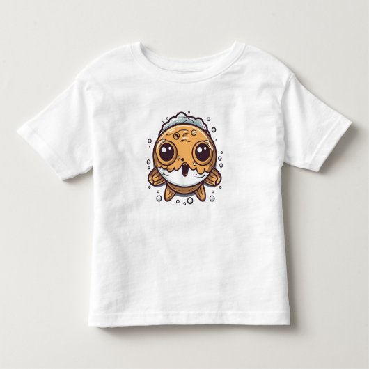 T-shirt Pour Les Tous Petits Plaisir des poissons-brouettes : Graphisme à la Ka (Devant)