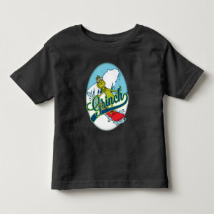 T-shirt Pour Les Tous Petits Planche à neige du Grinch