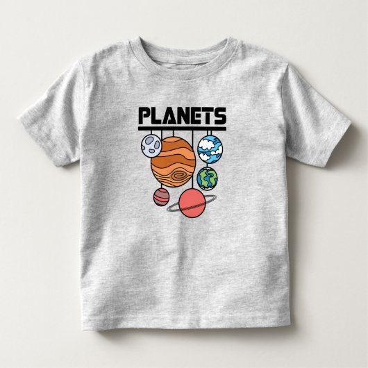 T-shirt Pour Les Tous Petits Planètes mûres (Devant)