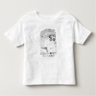 T-shirt Pour Les Tous Petits Plans originaux pour un revolver de dix-chambre