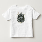 T-shirt Pour Les Tous Petits Planteur d'arbre de bébé - Eco Warriter (Devant)