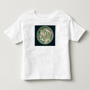 T-shirt Pour Les Tous Petits Plat avec la décoration de verte de famille