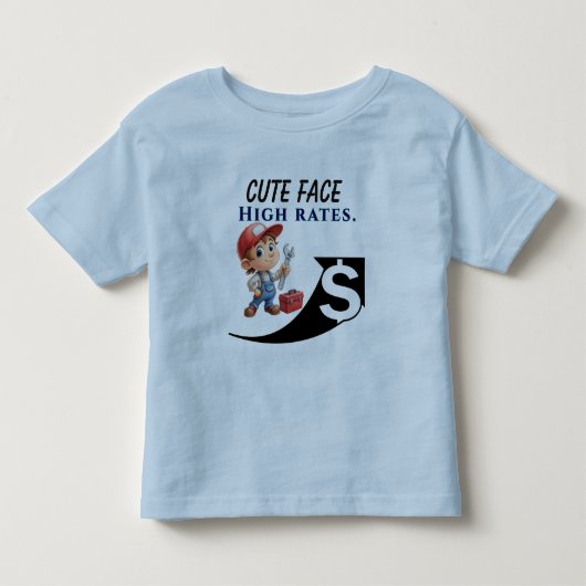 T-shirt Pour Les Tous Petits Plombier (Devant)