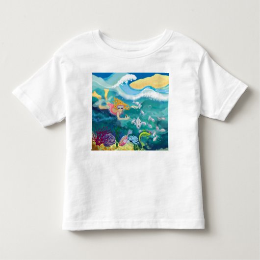 T-shirt Pour Les Tous Petits Plongée en mer (Devant)