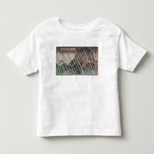 T-shirt Pour Les Tous Petits Pluie de nuit sur Oyama, c.1830