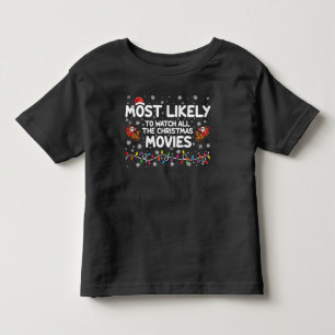 T-shirt Pour Les Tous Petits Plus susceptible de regarder tous les films de Noë