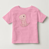 T-shirt Pour Les Tous Petits Plush Cute T-Rex (Devant)